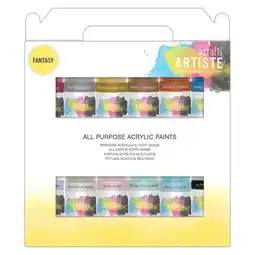 Tesco Artiste Acrylic Pack (12 Pack), Fantasy, 2Oz offer