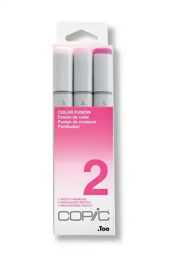 Tesco Copic Sketch Set, Color Fusion 2, Set of 3 offer