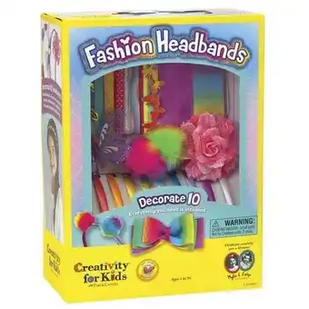 Tesco Creativity For Kids Fashion Headbands, Multicoloured, Craft Kit offer