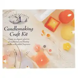 Tesco House of Crafts Candlemaking Craft, Multicoloured, Single Craft Kit offer