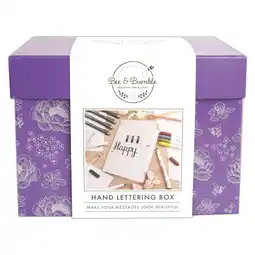 Tesco Bee & Bumble Hand Lettering Box, Multicoloured, Single Craft Kit offer