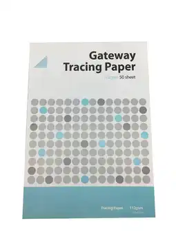 Tesco Gateway Natural Tracing Paper Pad A2 112gsm 50 Sheets offer