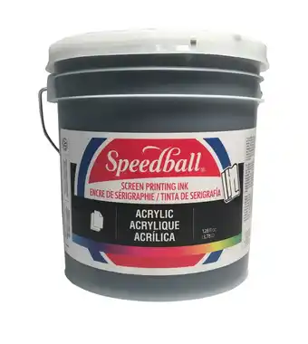 Tesco Speedball Acrylic Screen Printing Ink, Black, Gallon offer