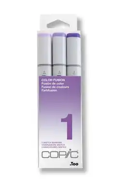 Tesco Copic Sketch Set, Color Fusion 1, Set of 3 offer