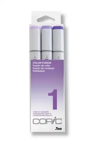 Tesco Copic Sketch Set, Color Fusion 1, Set of 3 offer