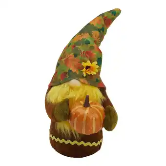 Tesco Living and Home Halloween Autumn Harvest Gnome Decor with Maple Leaves Hat offer