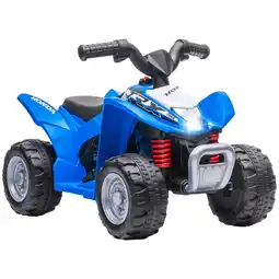 Tesco AIYAPLAY Honda Licensed Kids Electric Quad Bike 6V ATV for 1.5-3 Years, Blue offer