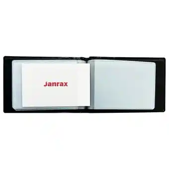 Tesco 20 Pocket Black Name Business Card Holder by Janrax offer