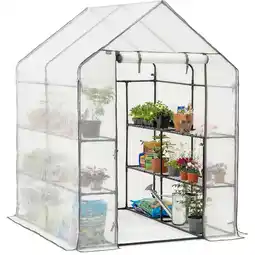 Tesco Extra Large Walk In Greenhouse (8 Shelves) offer