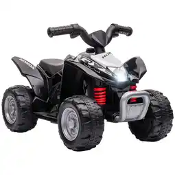 Tesco AIYAPLAY Honda Licensed Kids Electric Quad Bike 6V ATV for 1.5-3 Years, Black offer