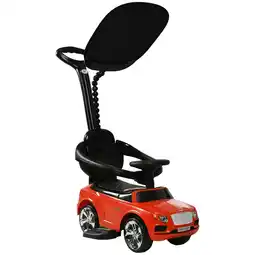 Tesco AIYAPLAY Bentley Bentayga Licensed Baby Push Car w/ Under Seat Storage - Red offer