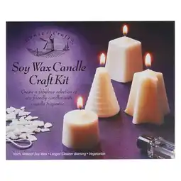 Tesco House of Crafts Soy Wax Candle Craft, Beige, Single Craft Kit offer