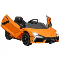 Tesco AIYAPLAY Lamborghini Revuelto Licensed Ride on Car w/ Suspension Orange offer