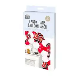 Tesco Christmas Candy Cane Balloon Arch Decoration Kit offer