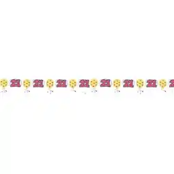 Tesco 21st Birthday Foil Garland - 10 Ft / 305cm offer