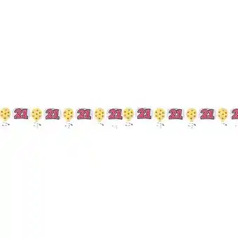 Tesco 21st Birthday Foil Garland - 10 Ft / 305cm offer