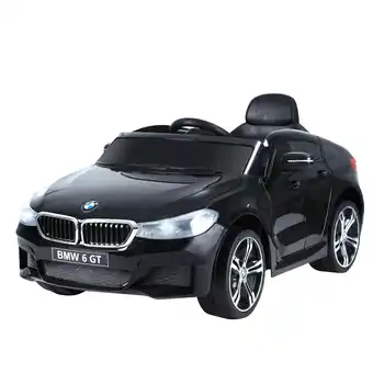 Tesco HOMCOM Kids Ride On Car Licensed BMW 6GT 6V Electric Battery Powered Vehicle offer