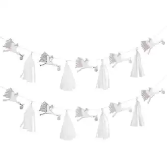 Tesco Stork With Tassel Garland Decoration 300cm offer