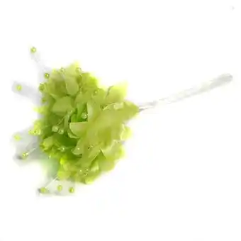 Tesco Lime Green Pearled Baby's Breath Fabric Flowers - Bunch of 12 offer