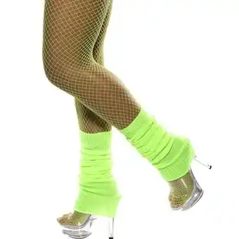 Tesco Neon Green Leg warmers offer