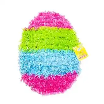 Tesco Easter Egg Tinsel Wall Plaque Hanging Decoration 31cm offer