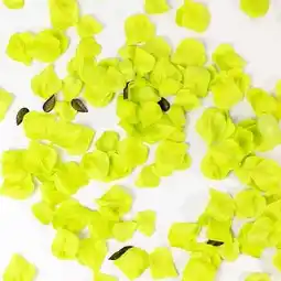 Tesco Lime Green Fabric Rose Petals offer