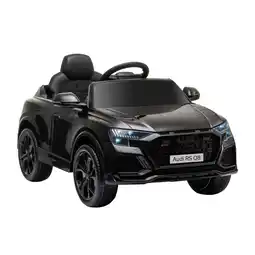 Tesco HOMCOM Audi RS Q8 6V Kids Electric Ride On Car Toy w/ Remote Control Black offer