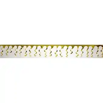 Tesco Gold Foil Spiral Garland - 18 Ft x 15 Inches / 549 x 38cm - Pack of 10 offer