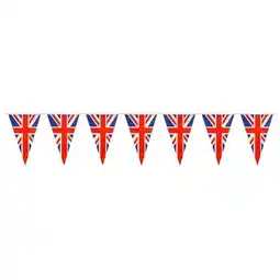 Tesco Union Jack Plastic Pennant Bunting Decoration 7m offer