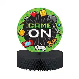 Tesco Gaming Party Honeycomb Table Centrepiece Decoration 30cm offer