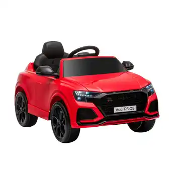 Tesco HOMCOM Audi RS Q8 6V Kids Electric Ride On Car Toy w/ Remote Control Red offer