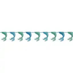 Tesco Mermaid Glitter Garland Decoration 274cm offer