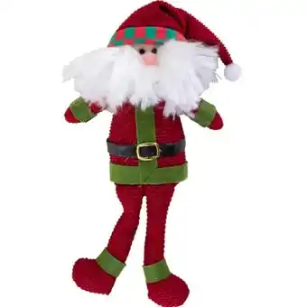 Tesco Santa Hanging Christmas Decoration 30cm offer