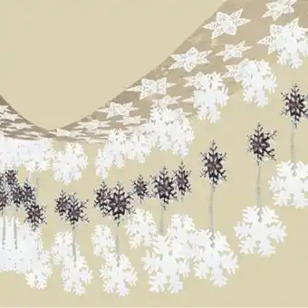 Tesco Let It Snow Christmas Hanging Ceiling Decoration 3m offer