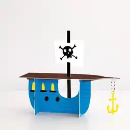 Tesco Ahoy Pirate Ship Centrepiece Table Decoration 32cm offer