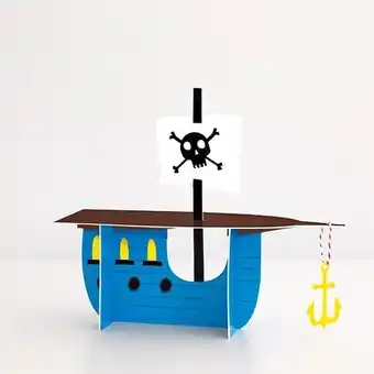 Tesco Ahoy Pirate Ship Centrepiece Table Decoration 32cm offer