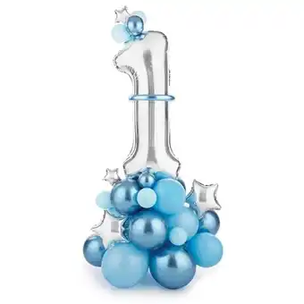 Tesco Blue First Birthday DIY Premium Balloon Kit offer