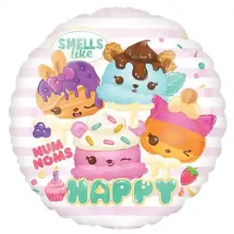 Tesco Num Noms Round Foil Helium Balloon 43cm / 17 in offer