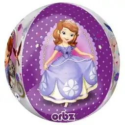 Tesco Sofia The First Orbz Foil Helium Balloon 38cm / 15 in offer