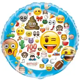 Tesco Emoji Helium Foil Giant Balloon 86cm / 34 in offer