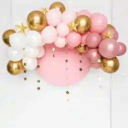 Tesco Pink DIY Premium Balloon Kit offer