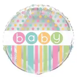 Tesco Baby Shower Round Foil Helium Balloon 46cm / 18 in offer