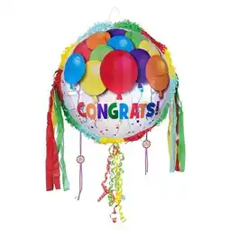 Tesco Balloons Congrats Pull String Pinata offer