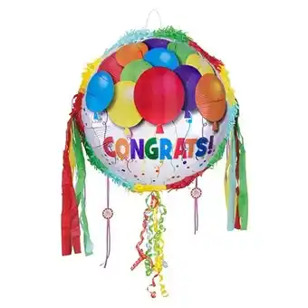 Tesco Balloons Congrats Pull String Pinata offer