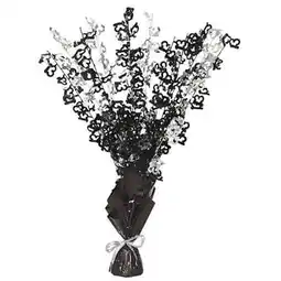 Tesco Black Glitz 13th Birthday Balloon Weight Centrepiece offer