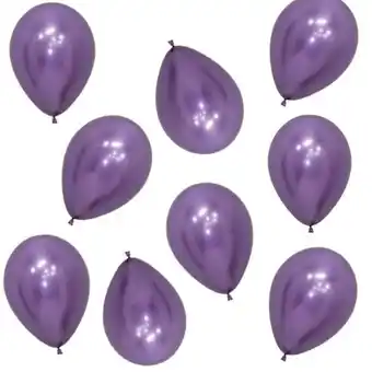 Tesco Reflex Purple Biodegradable Mini Latex Balloons 13cm / 5 in - Pack of 50 offer