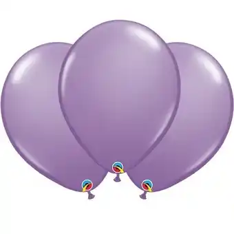 Tesco Spring Lilac Latex Qualatex Balloons 40cm / 16 in - Pack of 50 offer