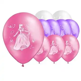 Tesco Princess Party Latex Balloons 30cm / 12 in - Pack of 10 offer