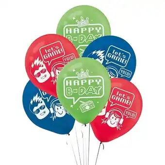 Tesco Party Town Helium Latex Balloons 28cm / 11 in - Pack of 6 offer