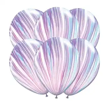 Tesco Fashion SuperAgate Latex Qualatex Balloons 28cm / 11 in - Pack of 25 offer